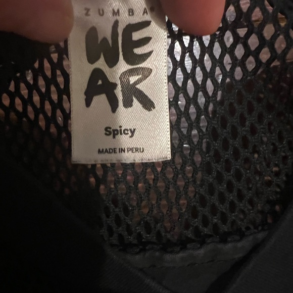 Zumba Top with Swarovski Crystals & Mesh - Picture 3 of 5